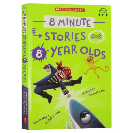 给八岁小孩的故事书 8分钟短故事绘本 英文原版 8 Minute Stories For 8 Year Olds 亲子共读 进口英语书籍 学乐出版Schoolastic 商品图0