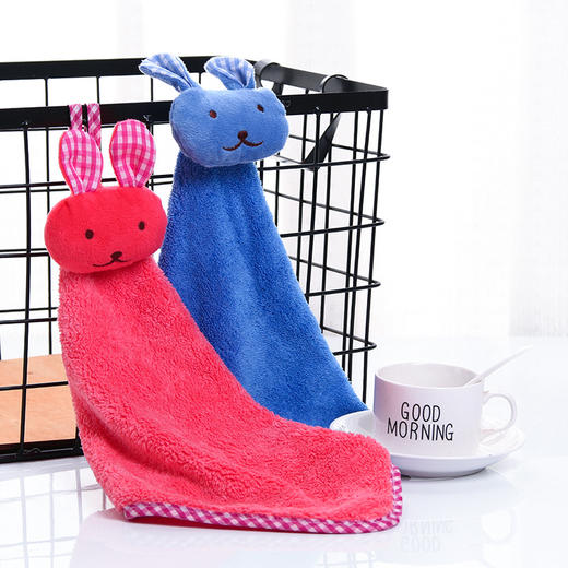 熊诺 卡通兔子擦手巾30cm（颜色随机） ZMXNCSJ 商品图1