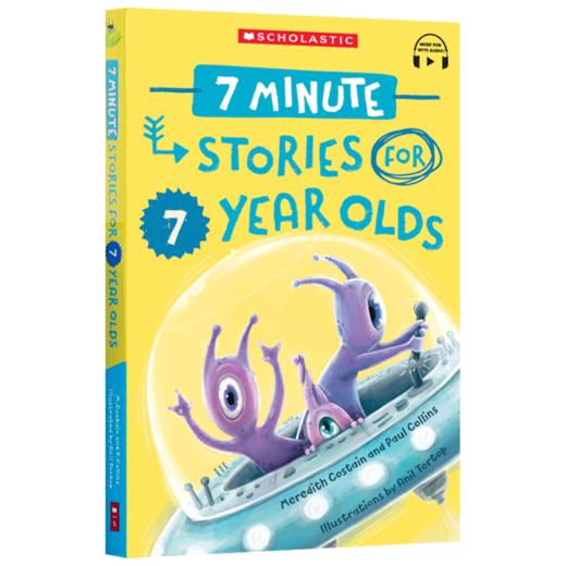 给七岁小孩的故事书 7分钟短故事绘本 英文原版 7 Minute Stories For 7 Year Olds 亲子共读 进口英语书籍 学乐出版Schoolastic 商品图0
