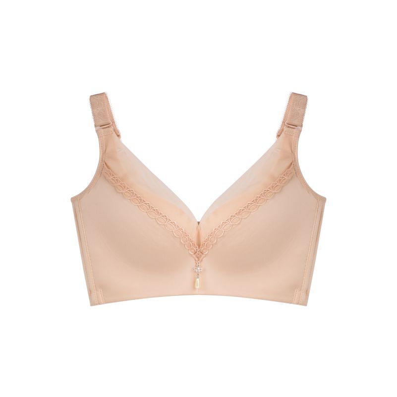 【秒杀品不退不换】皇家丽美光面无钢圈调整型文胸聚拢收副乳圆润好胸型WW1699-3