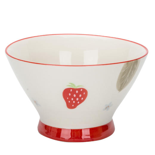 摩登主妇原创日式斗笠碗创意樱桃家用拉面碗水果饭碗甜品草莓汤碗 商品图4