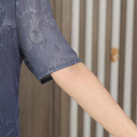 MQ-LM8227夏装新款洋气高贵短袖连衣裙YY 商品图3