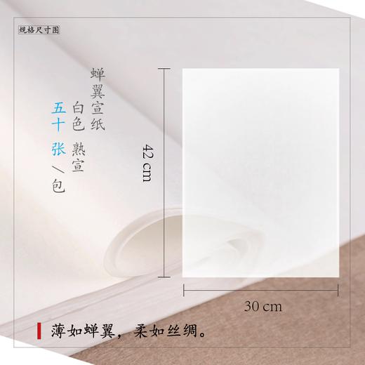 A3 蝉翼宣纸【熟宣，50张 / 包】 商品图1