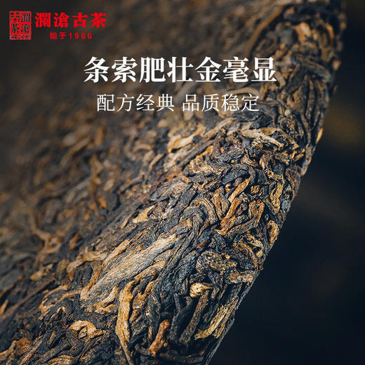 澜沧古茶2006年0081普洱茶熟茶熟普云南七子饼茶叶饼茶357g 商品图4