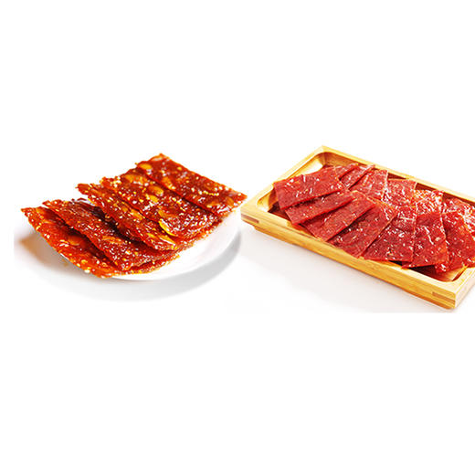 【休闲食品】16g张萌萌猪肉脯+27g陈皮肉脯（桃仁芝麻味） 组合装 商品图4