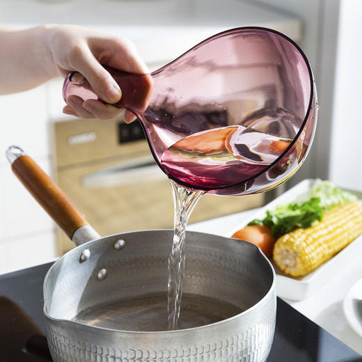 摩登主妇长柄水瓢多用途加厚大号厨房家用塑料水勺创意加深水舀子