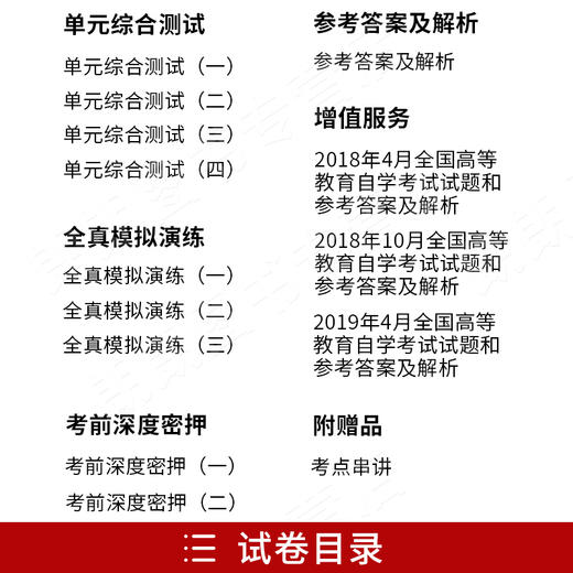 全新自考套装00319行政组织理论教材+自考通考纲解读辅导+自考通试卷附册子历年真题串讲小册子 商品图3