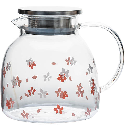 摩登主妇原创可爱家用大容量玻璃冷水壶耐高温凉水壶开水杯花茶壶 商品图4