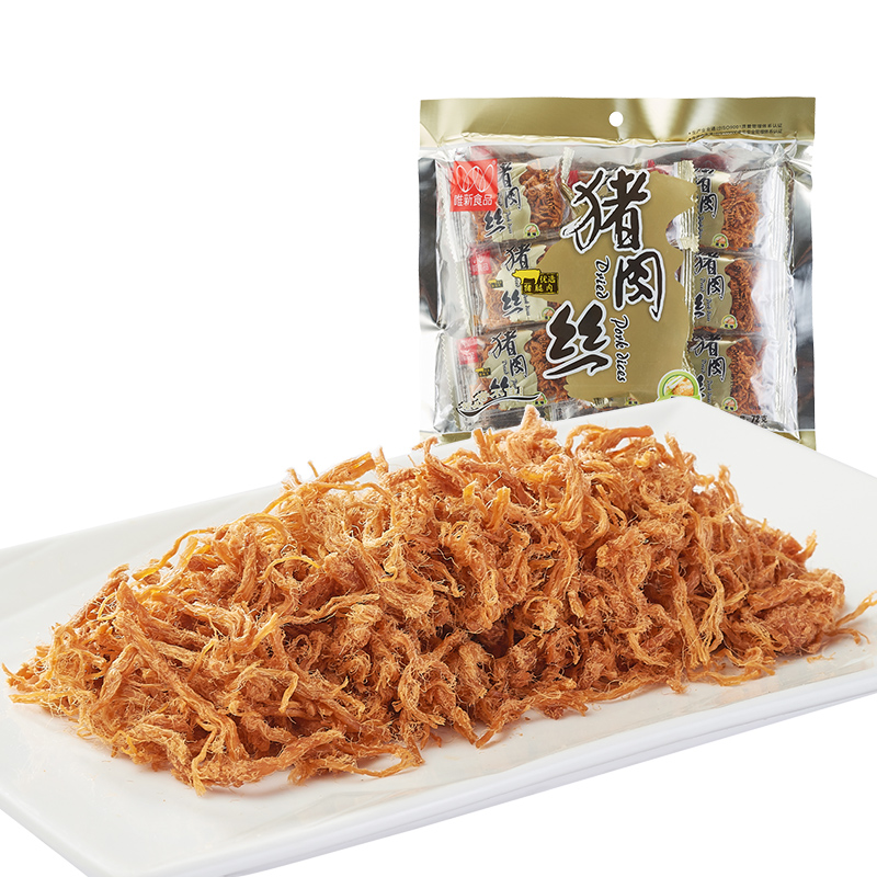 【休闲食品】唯新 72g原味猪肉丝*3袋装