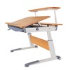 德国工艺儿童写字桌椅套装小学生实木学习桌书桌书柜组合 商品缩略图0