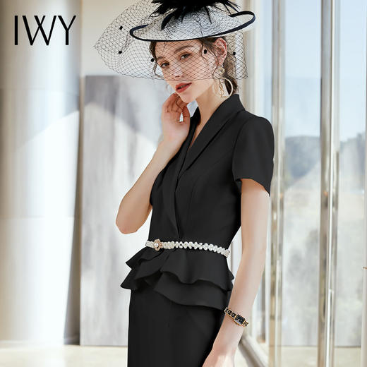 IWY/黑色套裙西服套装A-CS810 商品图3