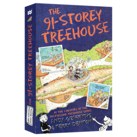 小屁孩树屋历险记 英文原版 The 91-Storey Treehouse 91层树屋 儿童插图漫画章节桥梁故事书 小学生英语课外阅读