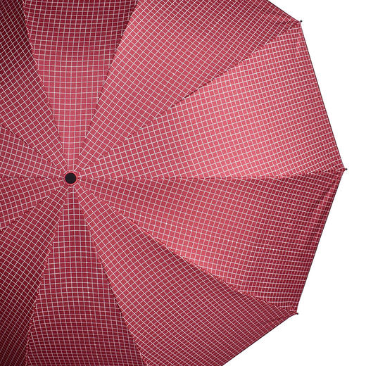 复古格子十骨双人加大晴雨两用伞黑胶防晒加厚抗风日系晴雨伞FZ20205 商品图2