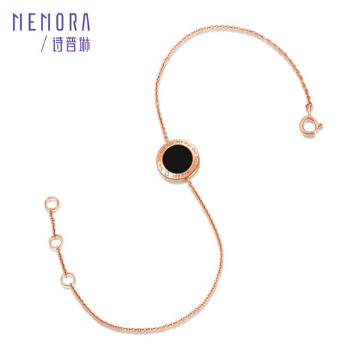 时光印记18K玫瑰金钻石玉髓手链DB025101、DB0251 商品图3