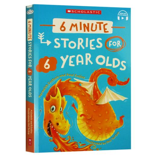 给六岁小孩的故事书 6分钟短故事绘本 英文原版 6 Minute Stories For 6 Year Olds 亲子共读 进口英语书籍 学乐出版Schoolastic 商品图0