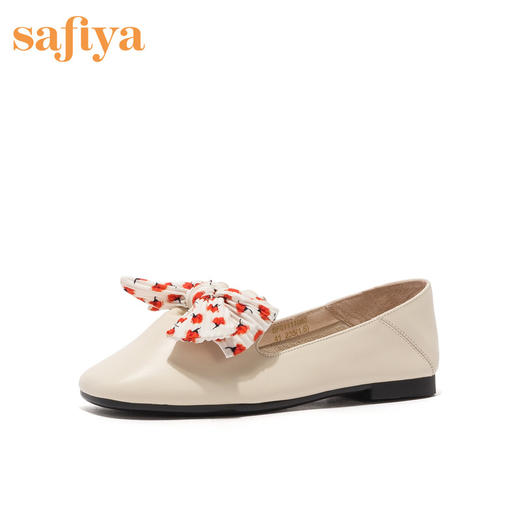 商场同款 |Safiya/索菲娅春季低跟鞋蝴蝶结浅口单鞋女SF01111080 商品图0