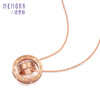 时光印记玫瑰色18K金钻石项链DN045901、DN0459 商品缩略图3