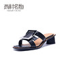 西村名物2020年夏季新款女凉鞋跟型时尚凉拖X20BJ23051 商品缩略图3
