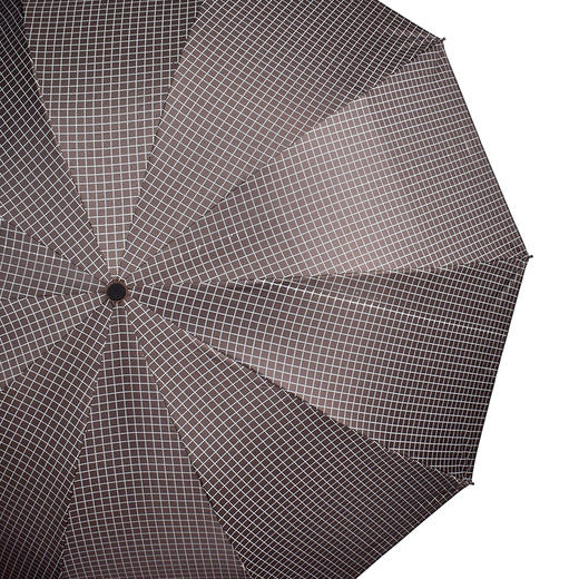复古格子十骨双人加大晴雨两用伞黑胶防晒加厚抗风日系晴雨伞FZ20205 商品图6