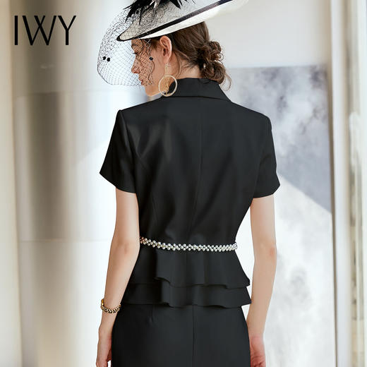 IWY/黑色套裙西服套装A-CS810 商品图4