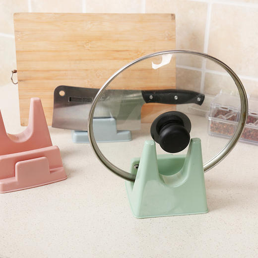 熊诺 厨房带接水盘锅盖架菜板架（均码颜色随机）ZMXNCBJ 商品图1