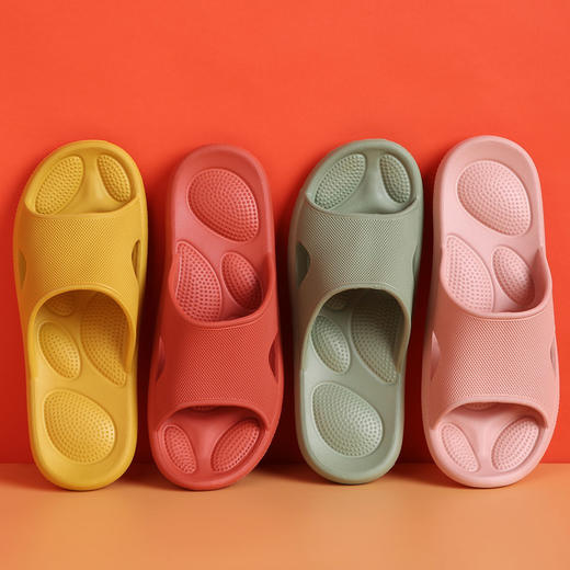 【除臭+按摩 细腻呵护足部】银离子除臭按摩拖鞋 防滑耐磨男女款 区块按摩缓解疲劳 回弹力强缓震轻便 商品图5