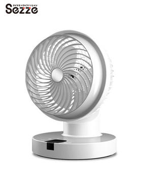 日本Sezze西哲电风扇空气循环扇家用台式涡轮遥控头静音落地扇648