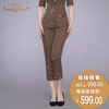 【特惠】YIQU|“洒脱之路”九分裤（棕咖条纹）PT 商品缩略图0