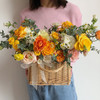 花艺 馨悦暖色系T型手提花篮 商品缩略图2