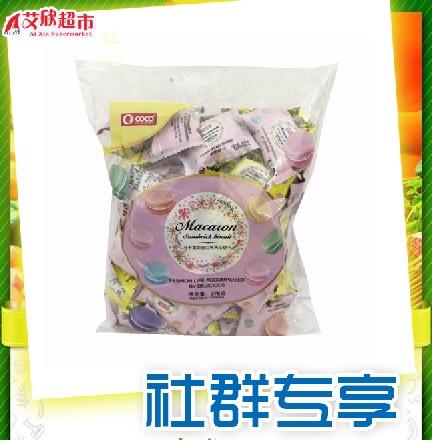 社区团购coco马卡龙综合口味夹心饼干376g 商品图0