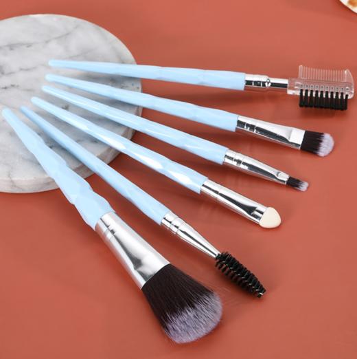 【化妆刷】美妆工具化妆刷套装6支装 初学者新潮便携柔软毛腮红刷眼影刷 商品图0