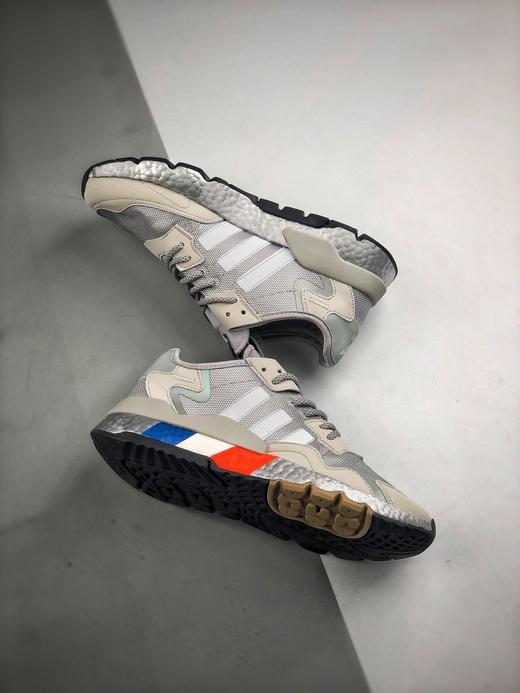 男女鞋 adidas nite jogger 2019 boost 三叶草 联名夜行者跑鞋