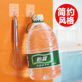 熊诺	透明挂钩粘胶厨房墙壁粘钩 10个装 ZMXNGG2