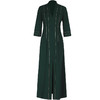 DLQ-A2111法式复古绿色收腰显瘦轻熟风连衣裙 商品缩略图3