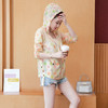 MQ-1269-029夏季新款ins潮带帽印花长袖薄款防晒衣YY 商品缩略图3