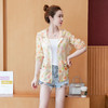 MQ-1269-029夏季新款ins潮带帽印花长袖薄款防晒衣YY 商品缩略图0