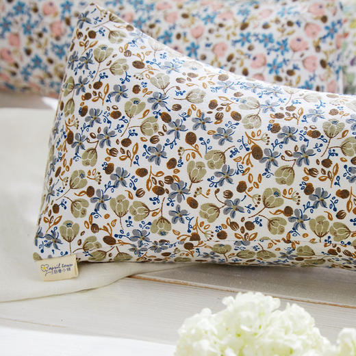 三角颈枕护颈苦荞枕全棉材质颈椎枕 商品图2