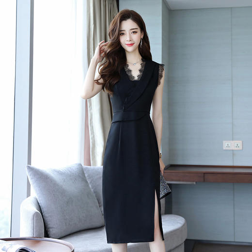 WZNH-8901夏季潮流个性简约舒适优雅蕾丝连衣裙 商品图2