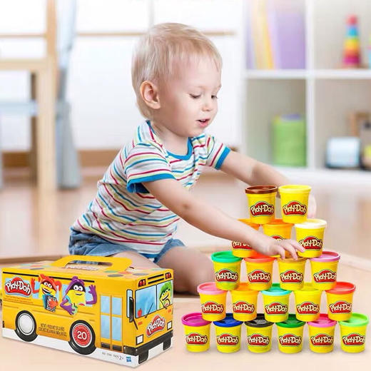 【创意手工，安全无毒】Play Doh培乐多彩泥4色基础套装早教益智艺术启蒙玩具孩之宝橡皮泥模具宝宝男女孩幼儿园学生黏土超轻粘土玩具开学礼物 商品图4