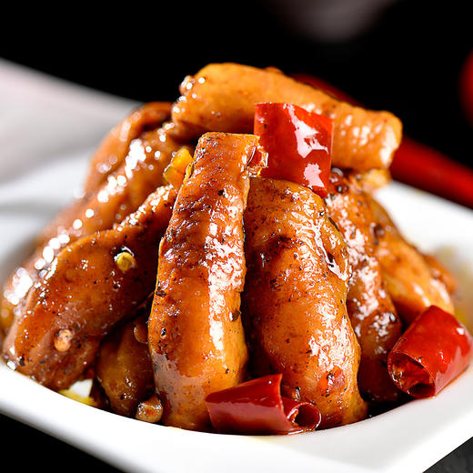 【四川卤味香辣无骨鸡脚筋120克】袋装休闲开胃零食真空 商品图2