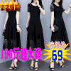 PDD-夏装新款大码宽松遮肚减龄显瘦蕾丝连衣裙 商品缩略图0