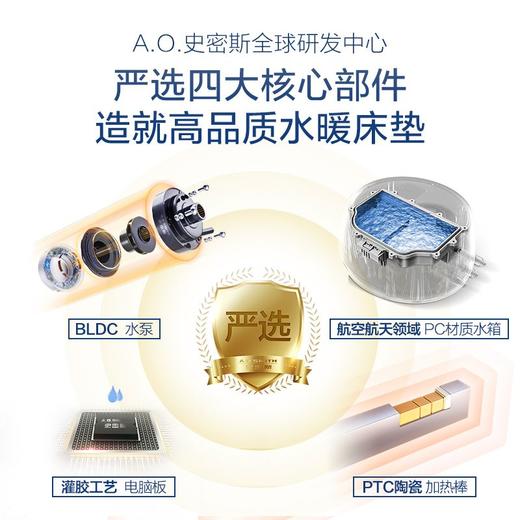 A.O.史密斯恒温水暖床垫 HWM-15F 商品图3