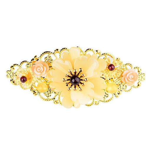 RHX-017新款时尚简约弹簧夹发卡 商品图3