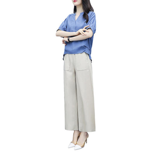 WZNH-7378潮流个性气质休闲短袖时尚两件套装 商品图4