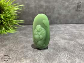 【御珠宫坊·传藏系列】碧玉佛牌