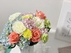 【七里香】粉色小绣球1 蓝色小绣球1 白玫瑰3 粉玫瑰3 绿色康乃馨2 黄色康乃馨2 商品缩略图5