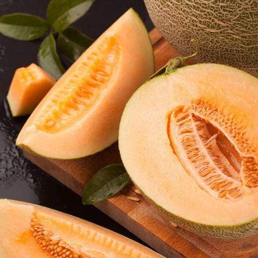 【助力榜奖品第三名】【陆地火焰蜜瓜王】9-10斤火焰蜜瓜 2个装 商品图0