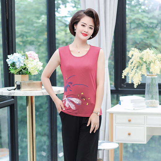 MQ-1118-2夏季新款外穿小背心大码汗衫无袖T恤YY 商品图3