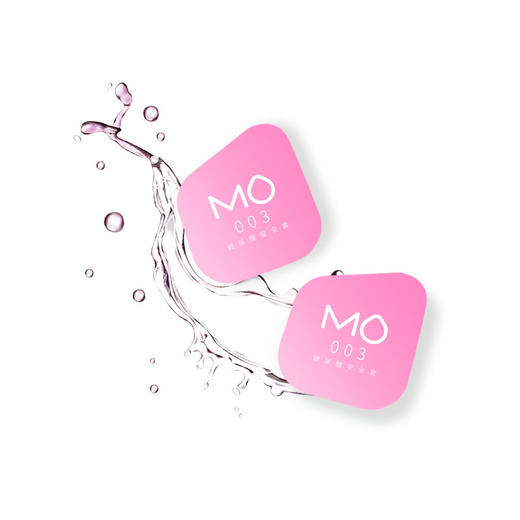 名流 天然胶乳橡胶避孕套 MO玻尿酸-003粉色 超薄透明质酸润滑 10只装 商品图3
