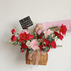 花艺 馨悦红色系花篮 商品缩略图2